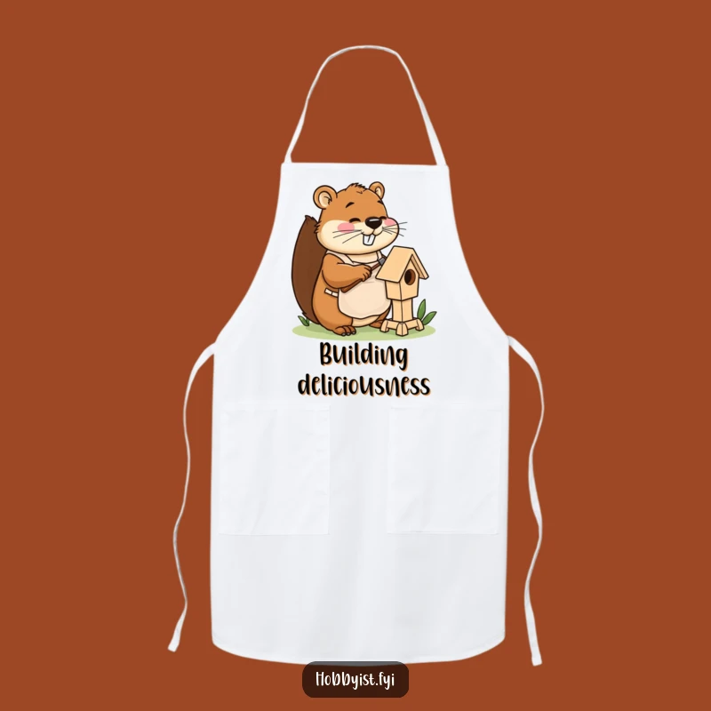 Funny Beaver Builder Apron: Cook and Build with Hilarious Dedication