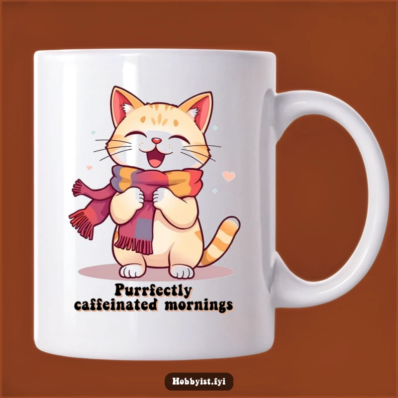 Funny Cat Knitting Mug: Hilarious Gift for Crafty Cat Lovers