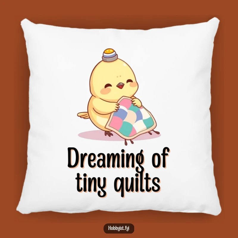 Funny Sewing Bird Pillow - Cozy Craft Companion, Great Funny Gift