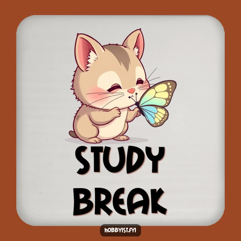 Funny Curious Creature Coaster: Protect Surfaces with Precision!