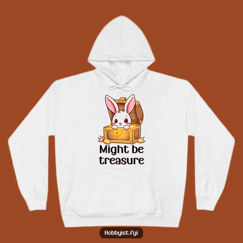 Cozy Funny Rabbit Treasure Hoodie: Embrace Warmth and Whimsical Humor!