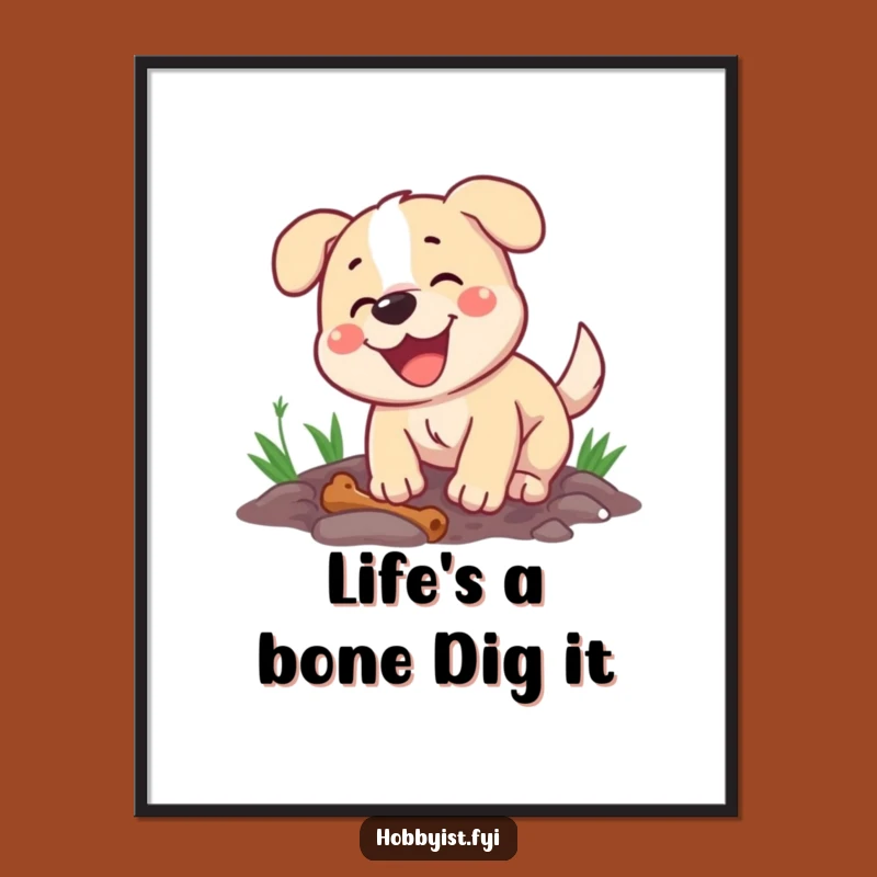 Funny Free Printable Dog Wall Art - DIY Downloadable Decor for Playful Paws