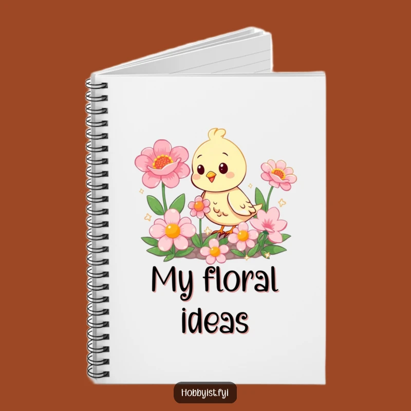 Funny Bird Garden Notebook: Journal Your Thoughts with Floral Flair!