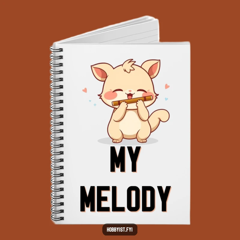 Funny Flute Playing Creature Notebook: Compose Your Thoughts with Humor!