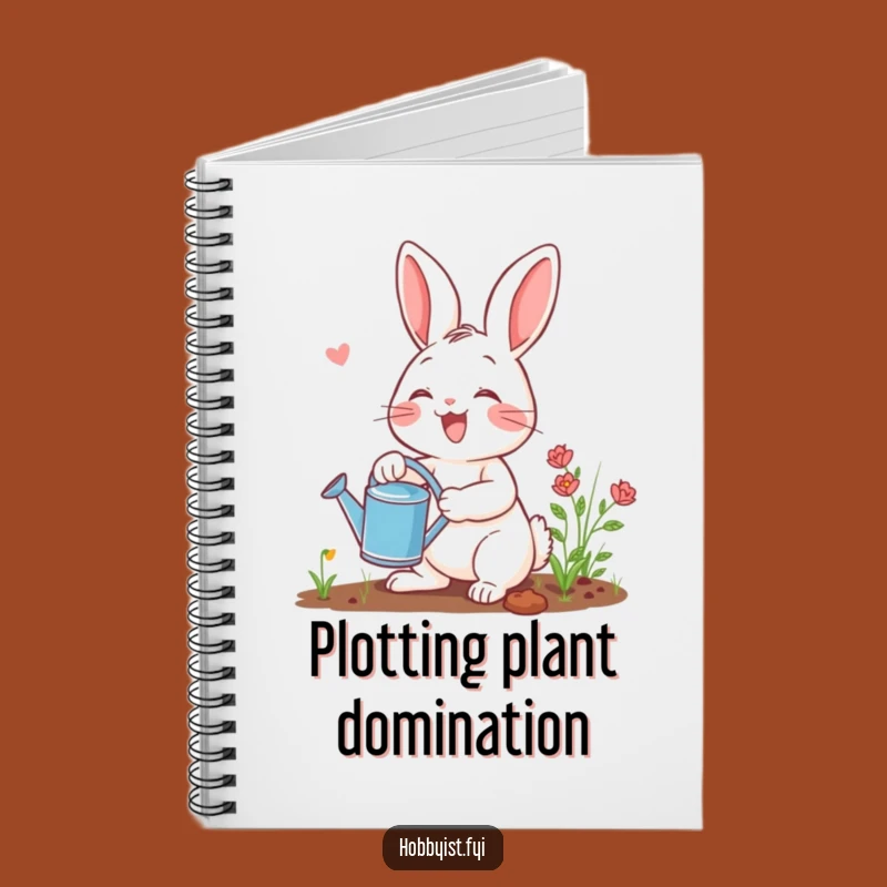 Funny Gardening Rabbit Notebook: Jot Down Ideas With This Hilarious Bunny Journal, Funny Gift