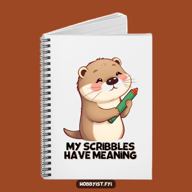 Funny Otter Sketching Notebook: Journal Your Ideas with a Playful Artist, Journal Gift