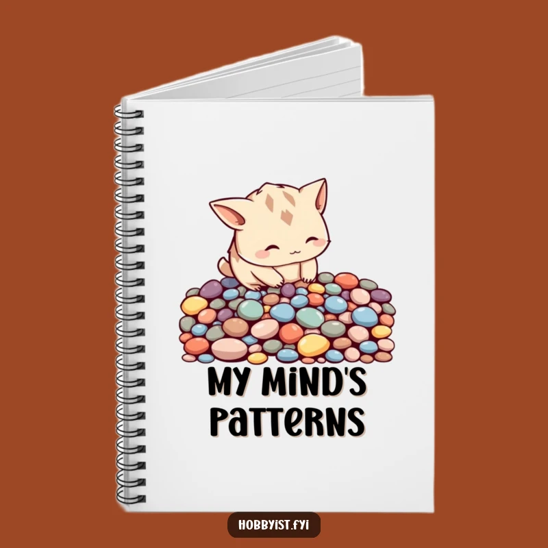 Funny Pebble Arranger Notebook - Plan Your Patterns Gift