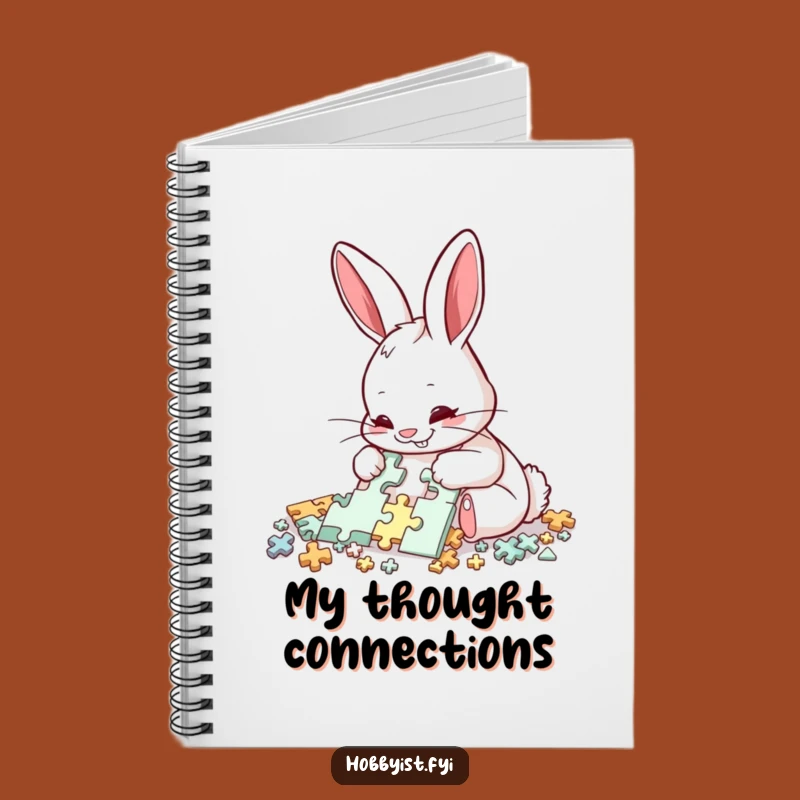 Funny Rabbit Puzzle Notebook: Jot Down Your Solutions