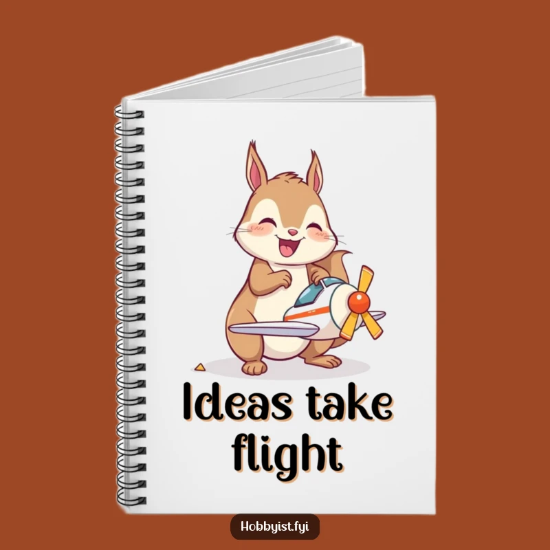 Funny Squirrel Notebook: Builder's Journal, Adorable Funny Gift
