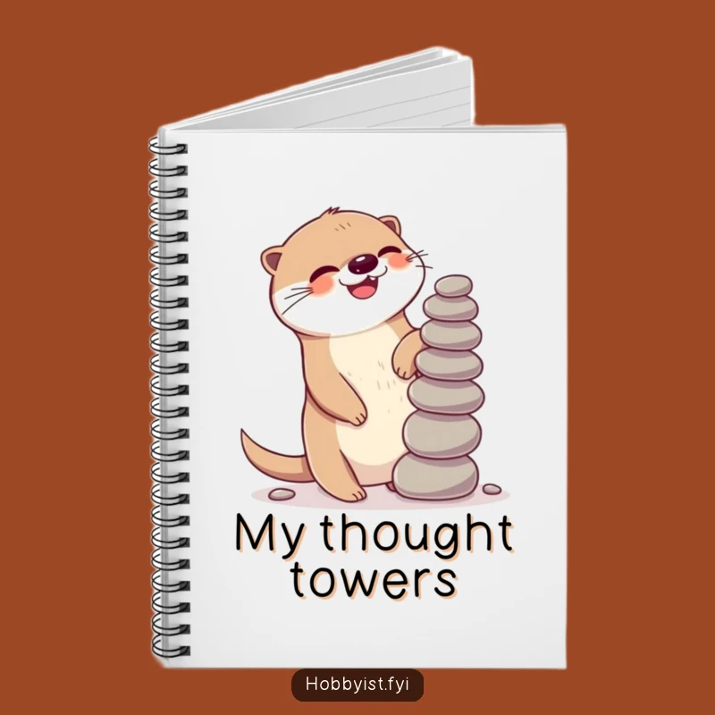 Funny Kawaii Otter Notebook: Giggling Ideas, Playful Journal Gift