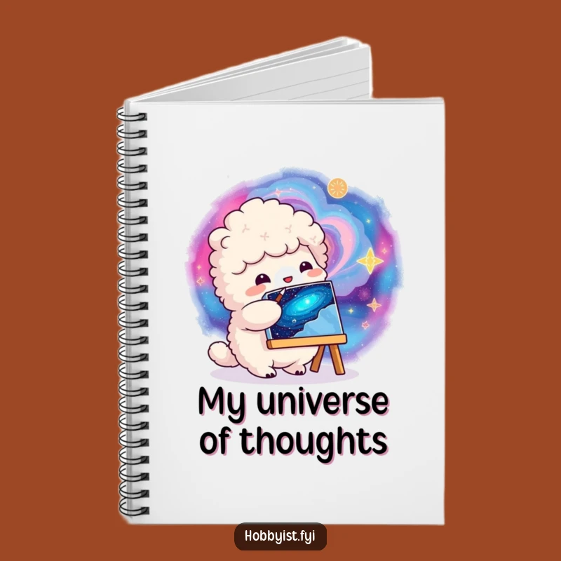 Funny Galactic Painter Notebook - Sketch Your Cosmos Gift
